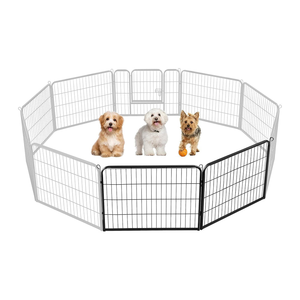 Yaheetech 24in x 5.3ft Rustproof Foldable Metal Decorative Garden Fence