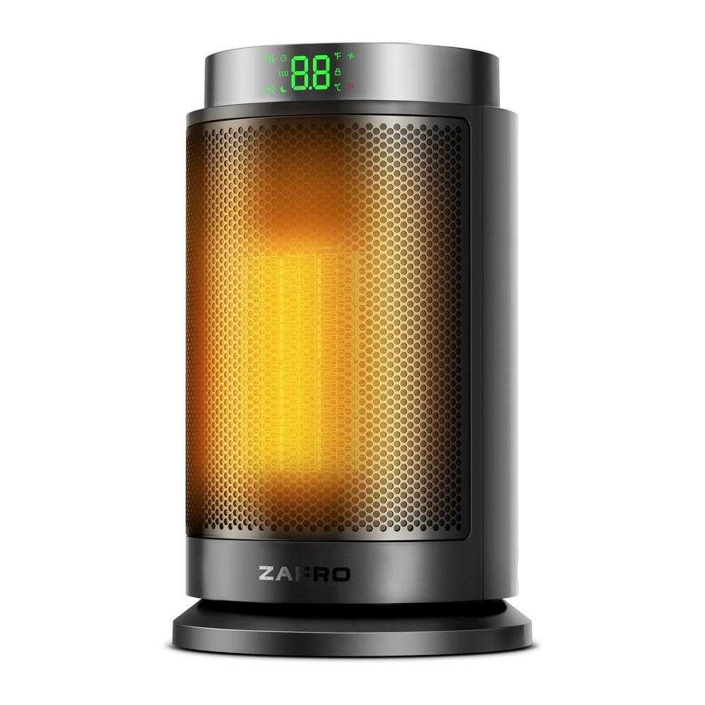 ZAFRO Space Heater, Ultra Quiet Portable Electric Heaters for Indoor Use with...